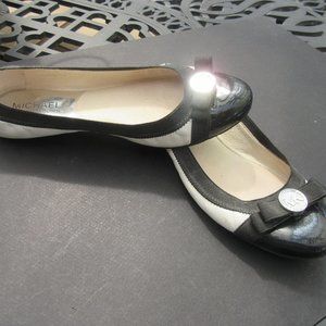 Michael Kors Black & White Flat Shoe